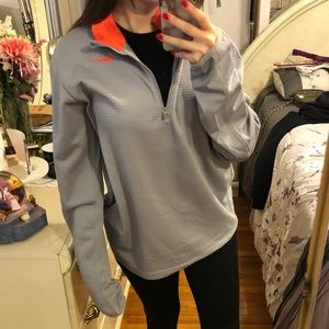 Neon Half Zip Sweater